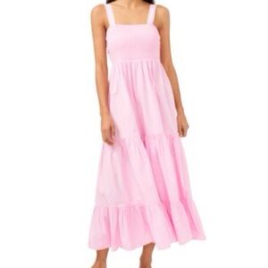 Riley & Rae Elegant Pink Maxi Dress